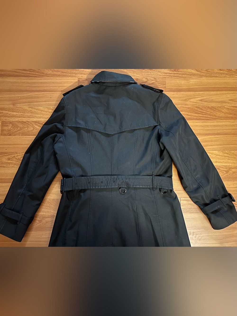 Burberry "Chelsea" Heritage Trench Coat VTG Check Lining&Slim Silhouette Sz 12UK - Picture 5 of 13